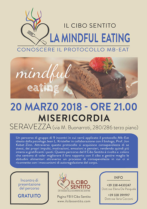 La Mindful Eating 20 marzo 2018