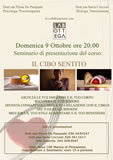 Il Cibo Sentito Seminario del 9 Ottobre 2016